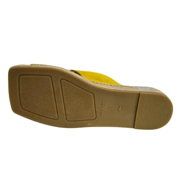 JUTELIA Made In Spain Suede Espadrille Flat Sandals - Picture 10 of 13